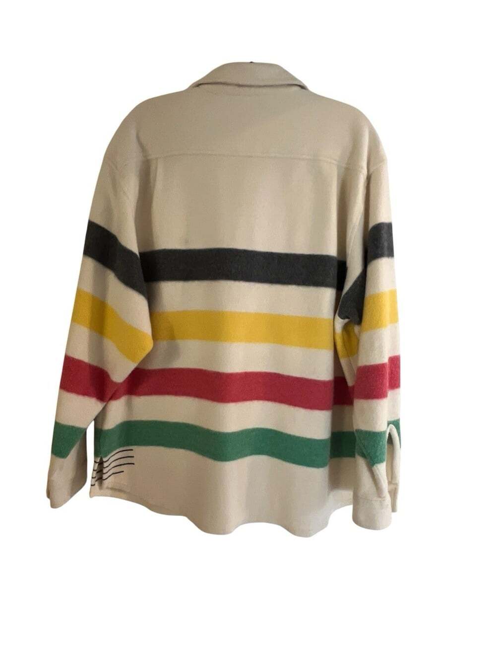 Vintage Orvis x Hudson Bay Men’s Gorpcore Heritage Button-Up Blanket Jacket-L - Picture 2 of 7